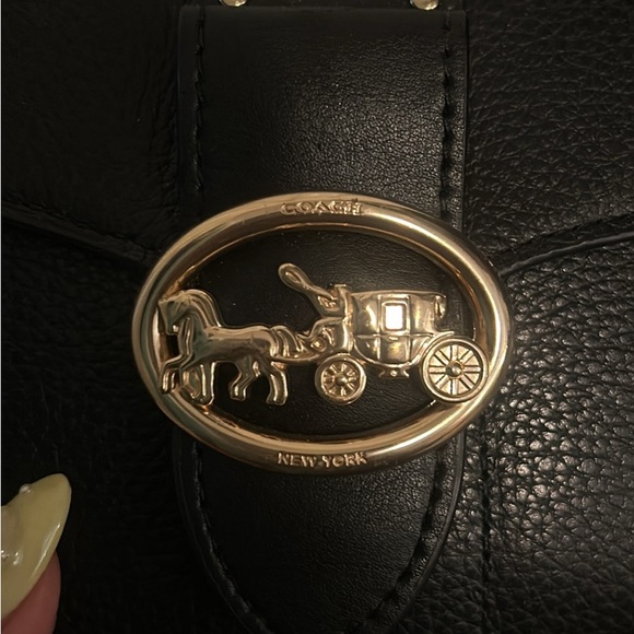 Coach Georgie Crossbody BLACK - Picture 7 of 11